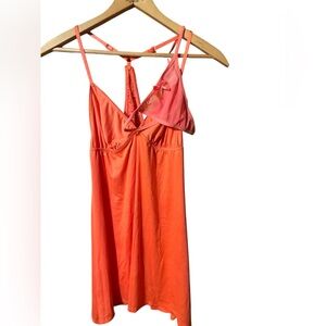Jessica Simpson Coral Nightgown and Bra Set